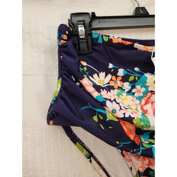 Cupshe Womens Size Small High Waisted Floral Bikini Bottom NWT - Picture 2 of 5